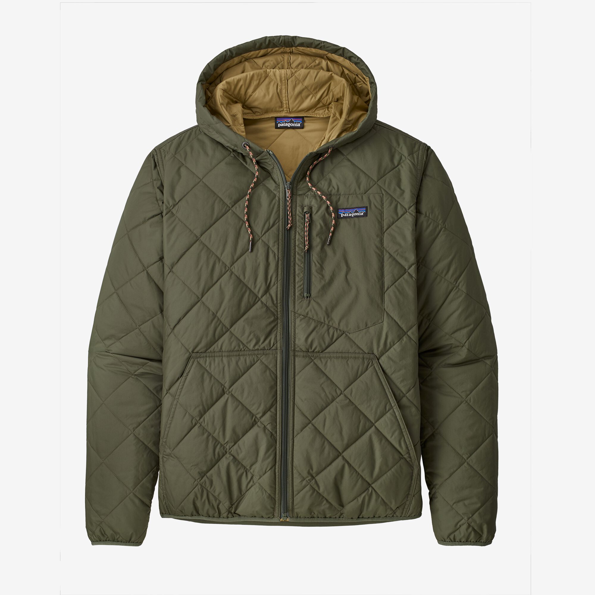 Chaqueta Hombre Diamond Quilted Bomber Hoody - Usado