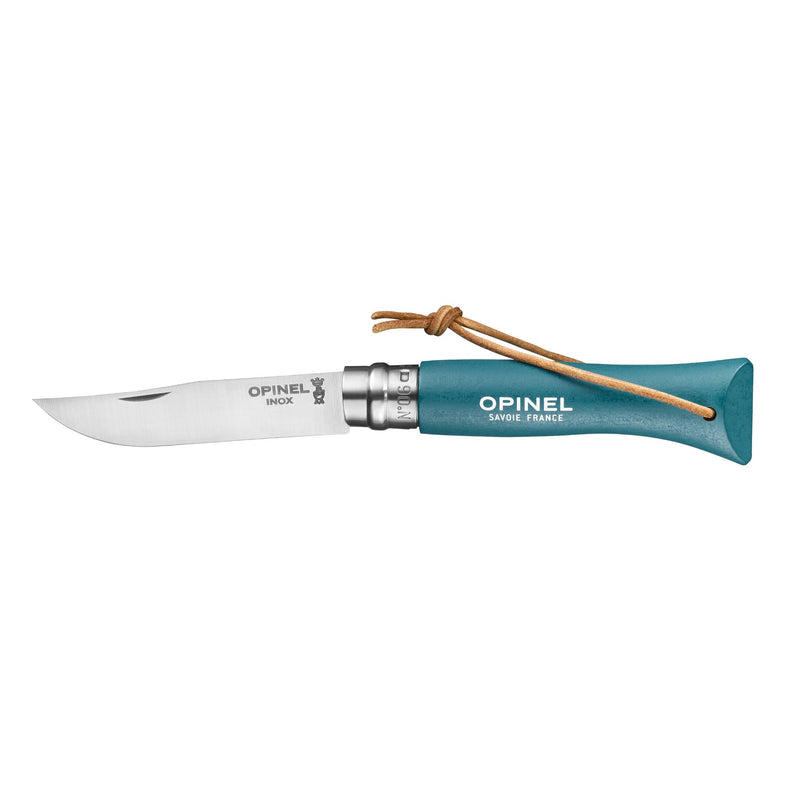 Cuchillo Opinel N°6 Trekking turquesa