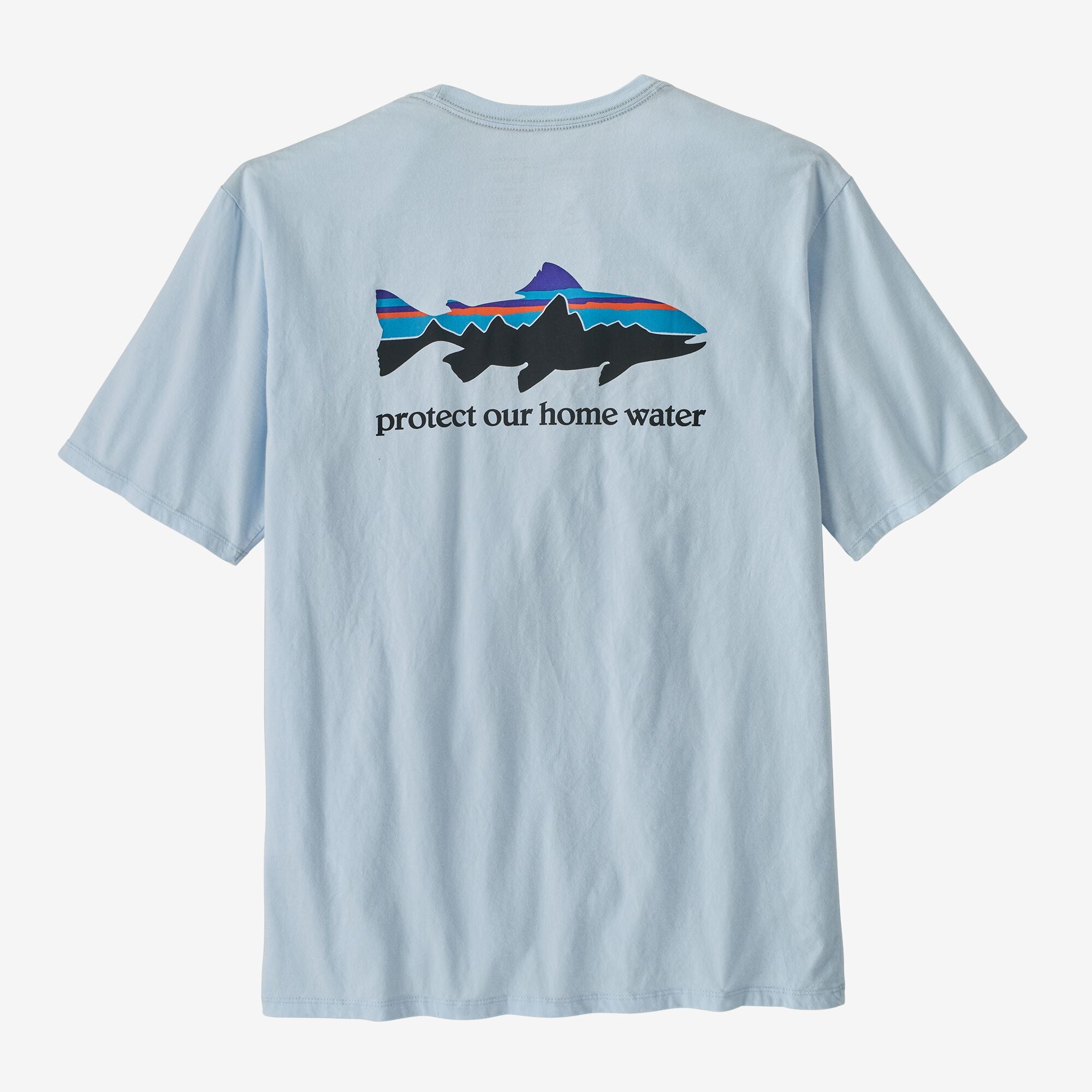 Polera Hombre Home Water Trout Organic