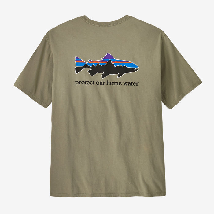 Polera Hombre Home Water Trout Organic