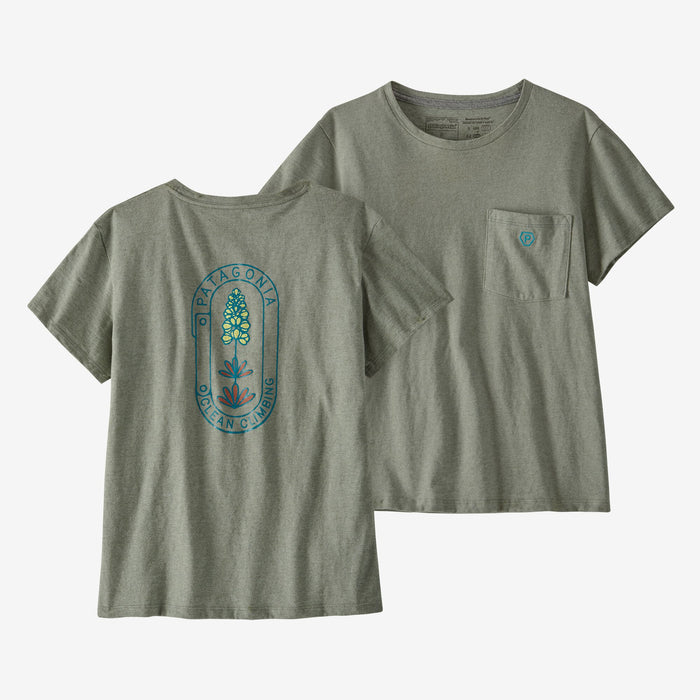 Polera Mujer Clean Climb Bloom Pocket Responsibili-Tee®