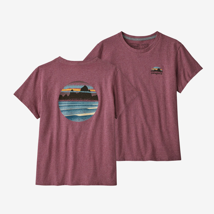 Polera Mujer Skyline Stencil Responsibili-Tee®- Usado