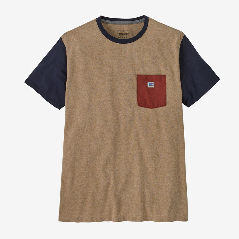 Polera Unisex Shop Sticker Pocket Responsibili-Tee®
