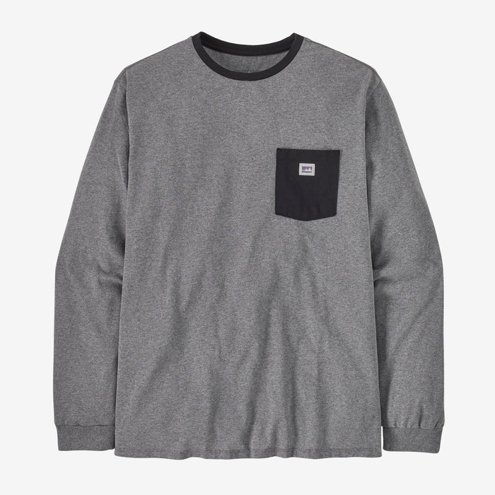 Polera Long-Sleeved Shop Sticker Pocket Responsibili-Tee®