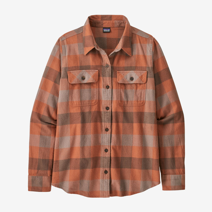 Camisa Manga Larga Mujer Organic Cotton Midweight Fjord Flannel Shirt- Usado
