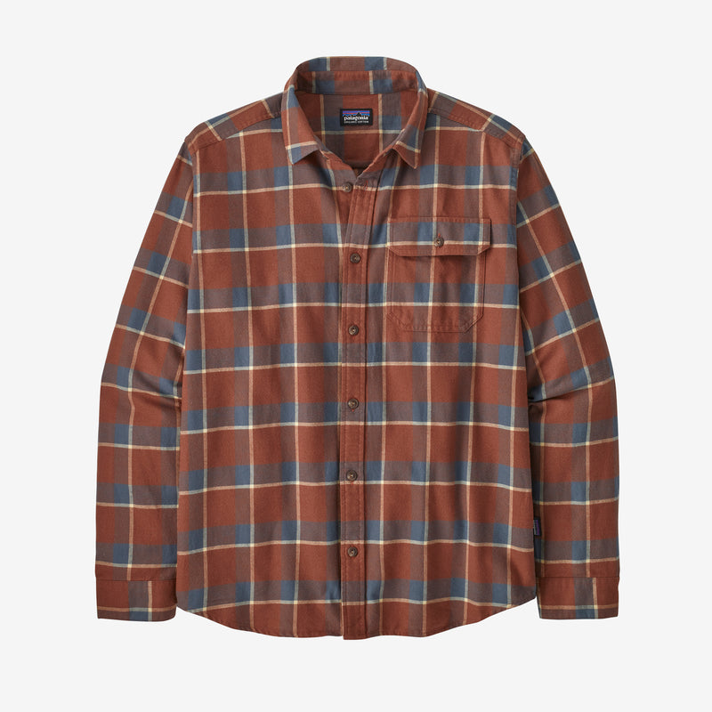 Camisa Hombre Long-Sleeved Cotton in Conversion Lightweight Fjord Flannel Shirt- Usado