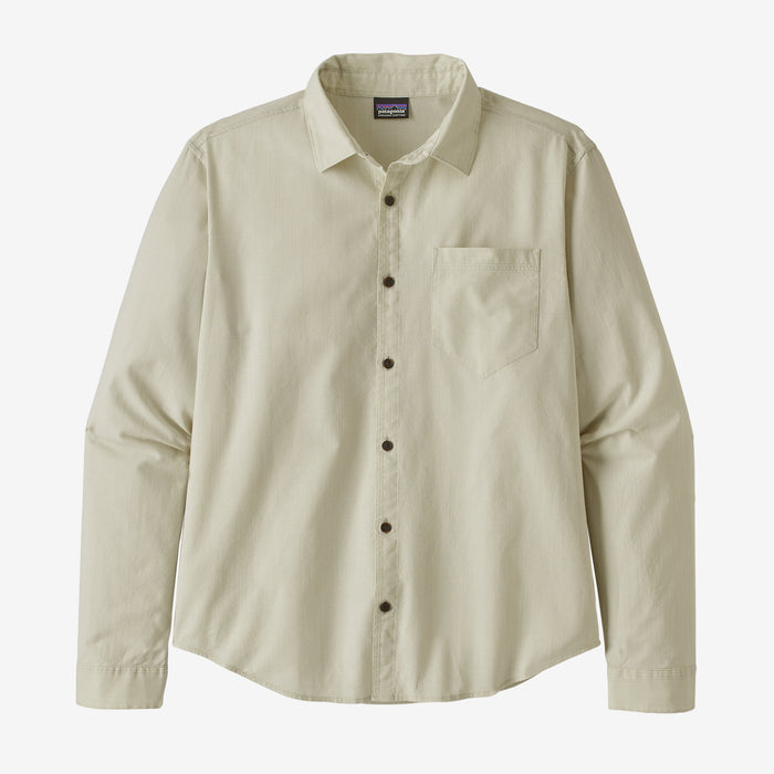 Camisa Hombre Manga Larga Organic Cotton Slub Poplin Shirt- Usado