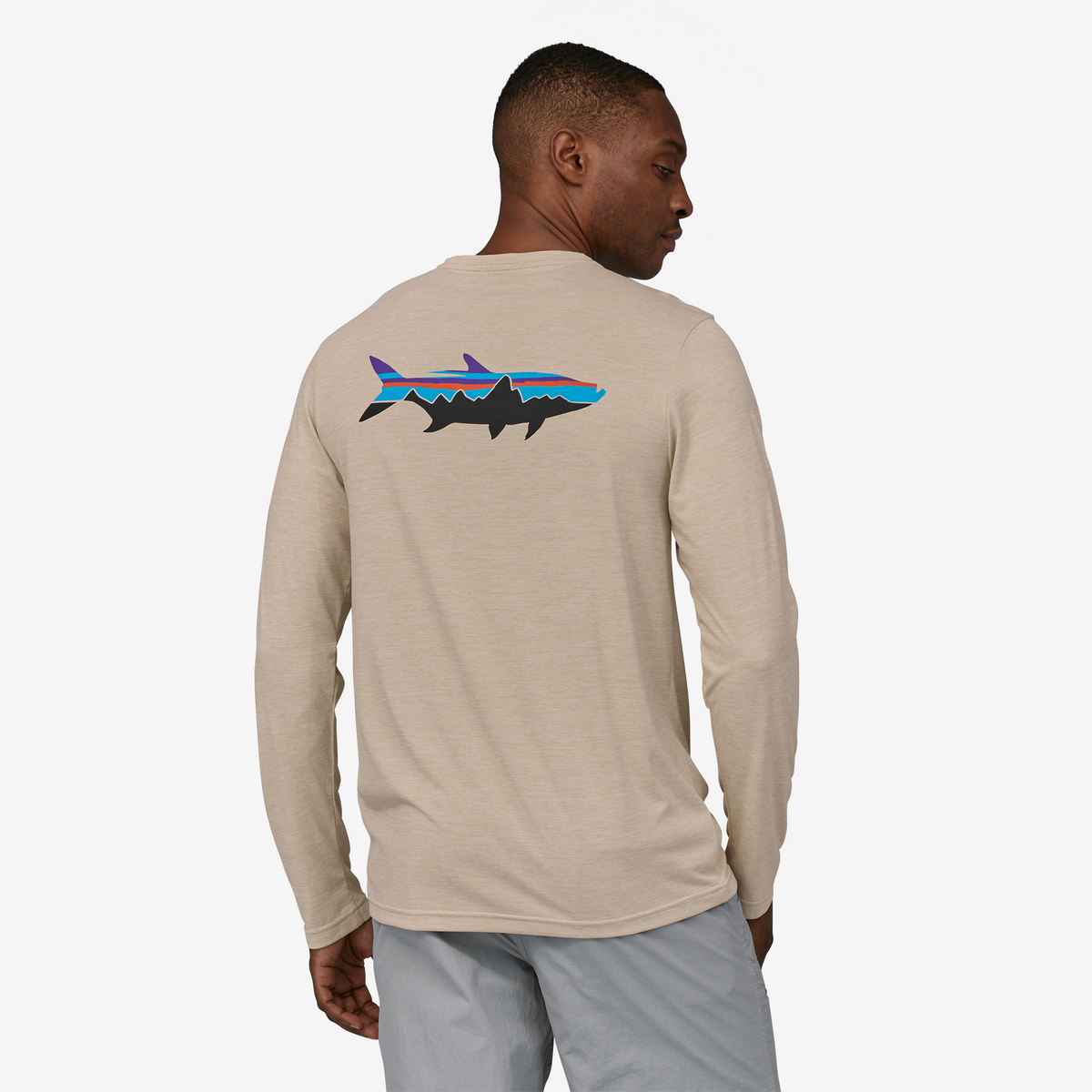 Polera Hombre Manga Larga Capilene® Cool Daily Fish Graphic Shirt - Patagonia | 52147_FZPX
