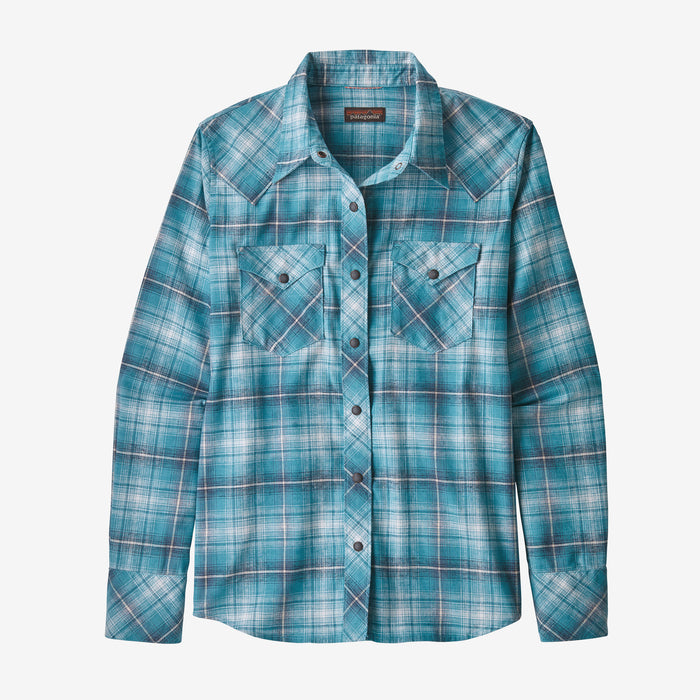 Camisa Mujer Manga Larga Western Snap Shirt- Usado