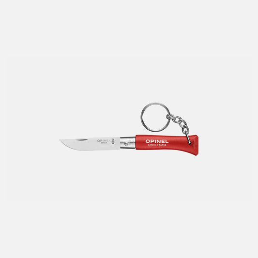 Cuchillo Opinel N°04 Key ring Rouge