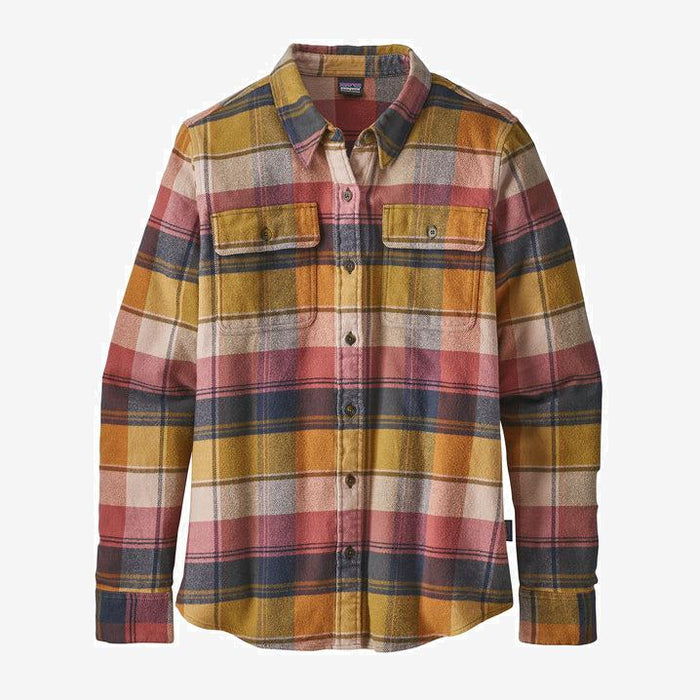 Camisa Manga Larga Mujer Long-Sleeved Fjord Flannel Shirt- Usado